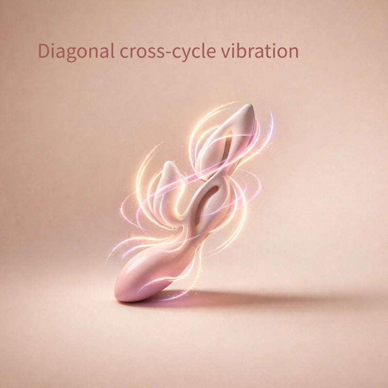 Elegant glowing arcs and particle trails demonstrating dynamic irregular pulse synchronization around the device