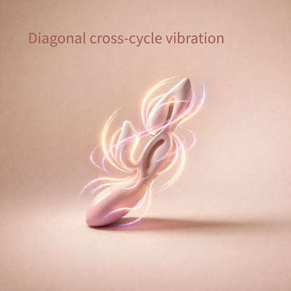 Elegant glowing arcs and particle trails demonstrating dynamic irregular pulse synchronization around the device